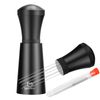 WDT Espresso Distribution Tool Espresso Stirrer Tools, 0.35mm 7 Needles Espresso Coffee Stirrer with Extra 7 Replaceable Needles (Black)