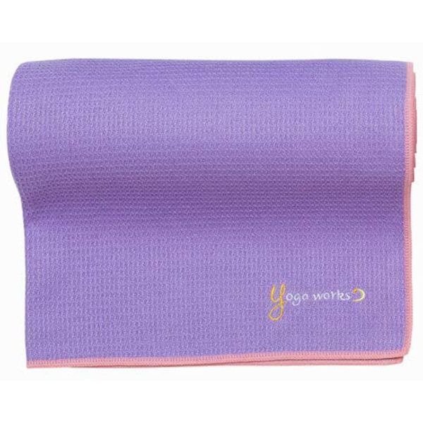 Yogaworks YW-A160-C009 Waffle Yoga Rug, French Lavender