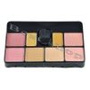 CC2012 65Color 3 Tray Eye Shadow Professional Leather Case Make-Up Kit Gift Set