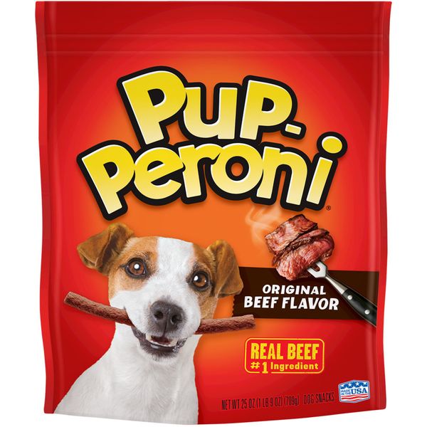Pup-Peroni Beef Flavor Dog Snack, 25-Ounce