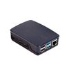 SB Components Official Raspberry Pi 4 Case, Black/Gray, ABS Material, Raspberry Pi Case, Anti-slip Feet