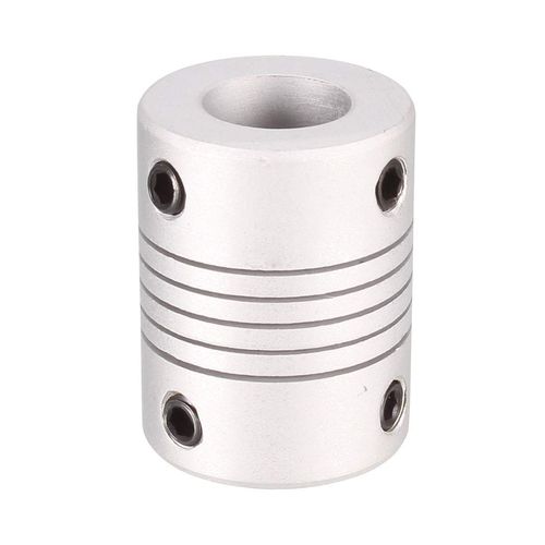 uxcell 6mm to 10mm Aluminium Alloy Shaft Coupling Flexible Coupler Motor Connector Joint L25xD18 Silver