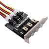 3 Festplatten Control System Intelligent Control Management System HDD SSD Power Switch mit Low Profile Bracket