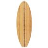 Totally Bamboo surfboard cutting board, 23x7.5 Inches