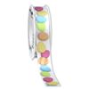 Präsent - Easter Egg Printed Satin Ribbon Colorful 20-m-Roll 25 mm Width