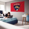 Rico Industries NHL Florida Panthers 3-Foot by 5-Foot Single Sided Banner Flag with Grommets