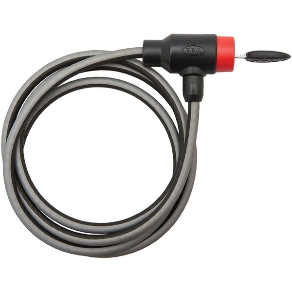 Bell Ballistic 400 HD Steel Cable Key Lock, 8mm, Black