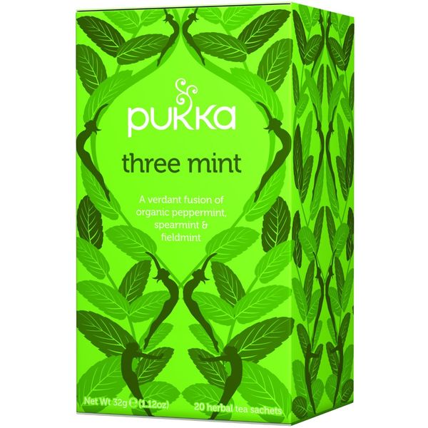 (Pack Of 3) - Organic Three Mint Herbal Tea | PUKKA HERBAL AYURVEDA