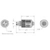 Marinco Power Products 12VBPS2.OEM ConnectPro Plug, 2 Wire