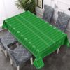 Walmsco Tablecloth Green Football Field Decor For Dining Room Kitchen Rectangular Table Cover 132 * 178cm