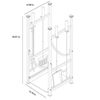 Style Selections Log Rack with Fireplace Tool Set, Black Finish #781476