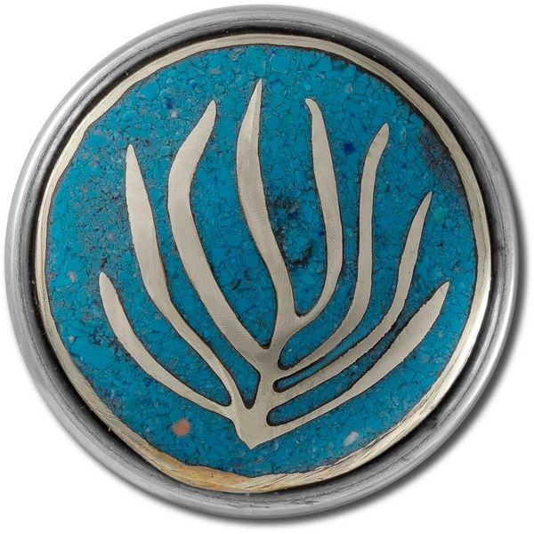 NOOSA-Amsterdam Original Salacia Chunk, Powder stone, white metal