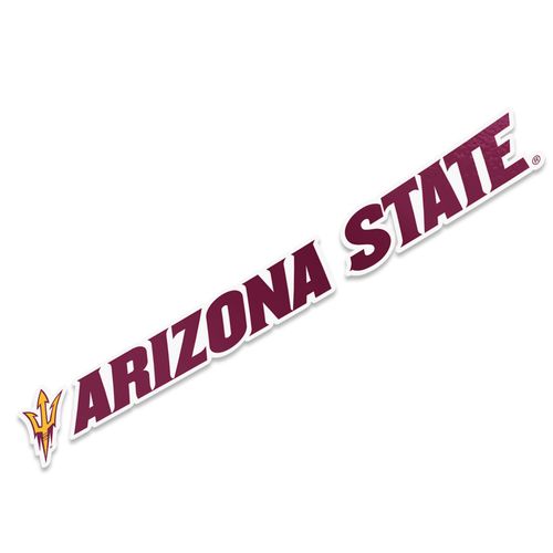 Arizona State University Sun Devils ASU Name Logo Vinyl Decal Laptop Water Bottle Car Scrapbook (8 Inch Sticker)