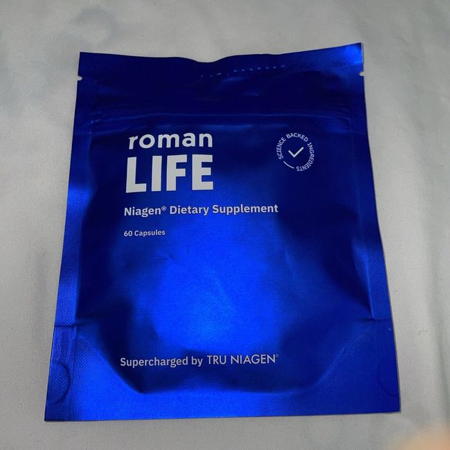 Roman LIFE Niagen Dietary Supplement 60 Capsules 300mg