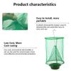 4PCS Ranch Fly Trap Bag Reusable Catcher Killer Cage Net Pest Bug Hanging Catch