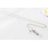 Shell Shell Memorial Pendant with Open Heart Charm Cremation Capsule