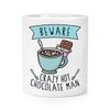 Beware Crazy Hot Chocolate Man Makeup Brush Pencil Pot