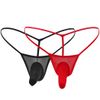 Anzhee String für Herren Unterwäsche Rot+Schwarz 2 Pack