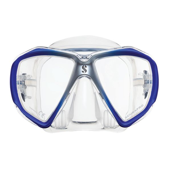 SCUBAPRO Spectra Dive Mask Clear Skirt Silver / BLue