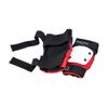 STREET KNEE/ELBOW PAD SET - OPEN BACK - RED BLACK WHITE S