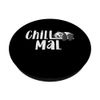 Casual Panda Bear Nap Sleep Panda Chill Mal PopSockets with Interchangeable PopGrip