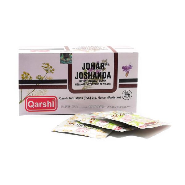 Qarshi Johar Joshanda Herbal Tea Cold Flu remedy - Pack of 30 Sachets