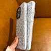 Burmcey Case for iPhone 16 Pro Max - White Leopard, Light Gray Cheetah Pattern TPU Bumper with Hard Back Shockproof Protective Case