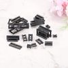 sourcing map DIP IC Chip Socket Adapter Flat Pin 28P 2.54mm Pitch 15mm IC Socket for PCB Board Chip, 50 Pack