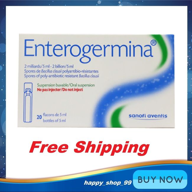 2 Boxes Enterogermina Bacillus Clausii Probiotic 2 Billion CFU/5mL Suspension