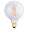 Dimmable Edison Bulb LED E26 Spiral (BIG GLOBE Clear)