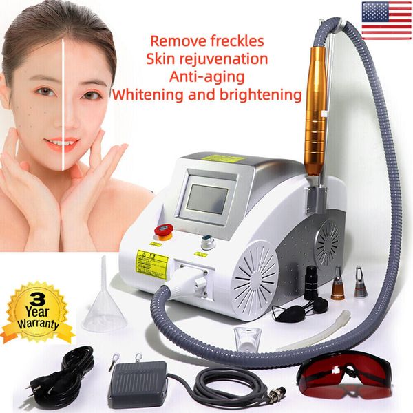 Nd YAG Picosecond Laser Tattoo Removal Machine Pigment Pico Skin Rejuvenation US