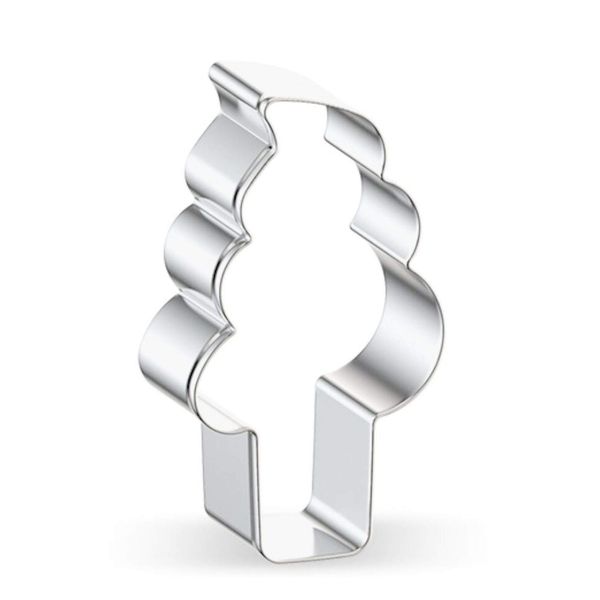 WJSYSHOP Mini Ice Cream Cookie Cutter - E