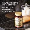 Solgar Gentle Iron (Iron Bisglycinate) 25 mg - 180 Vegetable Capsules - Non-Constipating, Gentle on Your Stomach - Non-GMO, Gluten Free - 180 Servings