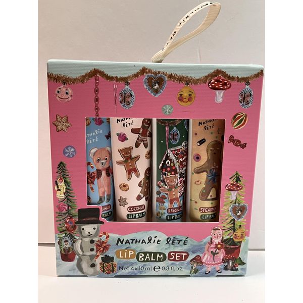Heathcote & Ivory Nathalie Lete Festive Assorted Lip Balms Set