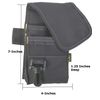 CLC Custom Leathercraft 1104 Construction Multi-Purpose Poly Tool Holder, Cell Phone Holder