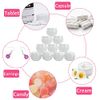 Alledomain 20 Pieces 10ml / 10g Empty Clear Cosmetic Pots with 3 Mini Spatula, Plastic Refillable Travel Sample Container Jars with Lids and Inner Liners for Makeup Creams Lotions Beauty Nail