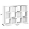 12  Cube Cubby Bookcase Open Standing Book Shelving Cabinet Display Cube Shelves
