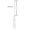 Piercing Needles,20PCS 22G IV Catheter Needles 22 Gauge Disposable Stainless Steel Hollow Body Piercing Needles for Ear Nose Belly Navel Nipple Piercing(22G) (22G)