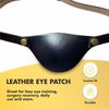 Stylish Handmade Leather Eye Patch for Adults - Perfect Pirate Cosplay Accessory