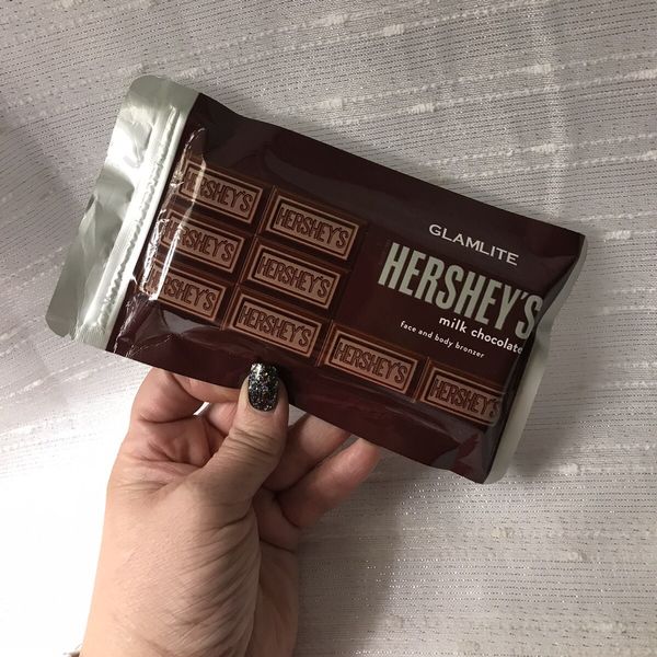 GLAMLITE HERSHEY'S MILK CHOCOLATE FACE AND BODY BRONZER NEW SEALED
