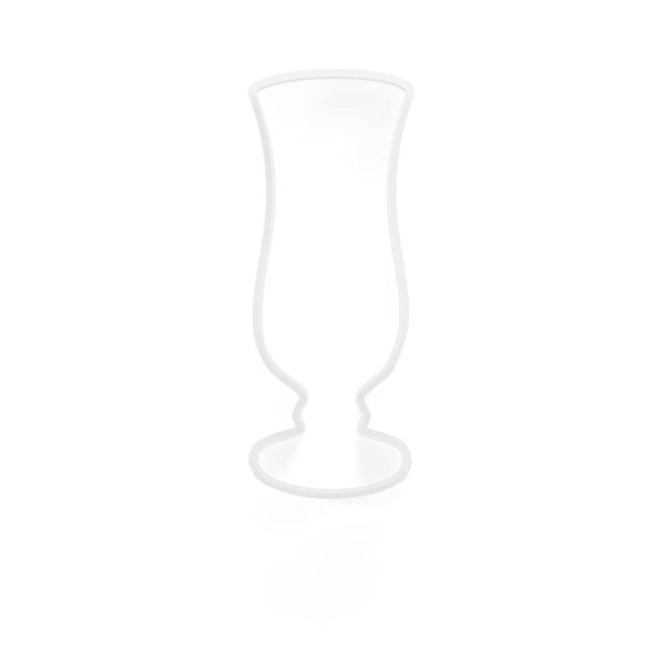 Hurricane Cocktail Glass Cookie Cutter - 3 Sizes