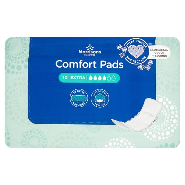 Morrisons Extra Plus Comfort Pads, 10 Pads