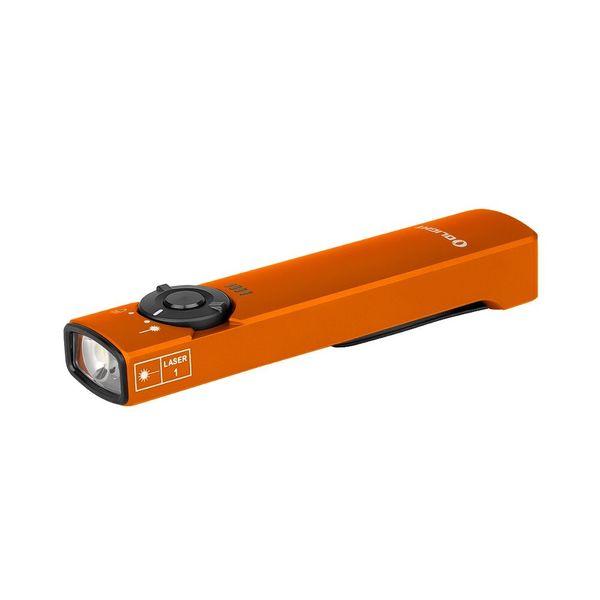 Olight Arkfeld Orange Flashlight w/Green Laser & White Light, 1000L, Cool White