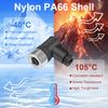 10Pcs M12 4-Pin Aviation Connector Female A Code, Industrial Field Assembly Plug 12mm IP67 Waterproof for Circular Socket Panel Sensor