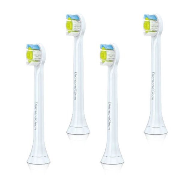 Philips Electric Toothbrush Replacement Brush Sonicare Diamond Clean Brush Head Mini Type, whites