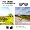 ThunderClap POLARIZED Replacement Lenses for Electric Backbone Sunglasses - Ultimate gray