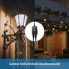 DEWENWILS Outdoor Light Timer Plug in Outlet Timer for ChristmasDecor Light