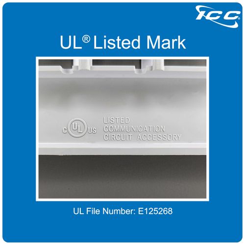 ICC 3-Port Keystone Wall Plate (10 Pack), UL Listed, Durable ABS Plastic, Single Gang Wall Plate for RJ45 Modular Jack and Inserts, White