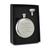 5oz Round Hip Flask Best Man Usher Wedding Birthday Engraved