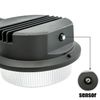 Outdoor LED Yard Street Light Dusk to Dawn Sensor Waterproof Security Lighting